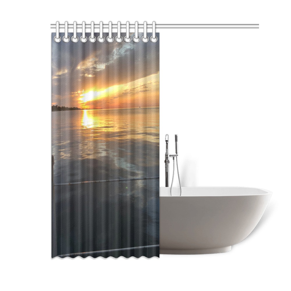 Pier Sunset Collection Shower Curtain 60"x72"