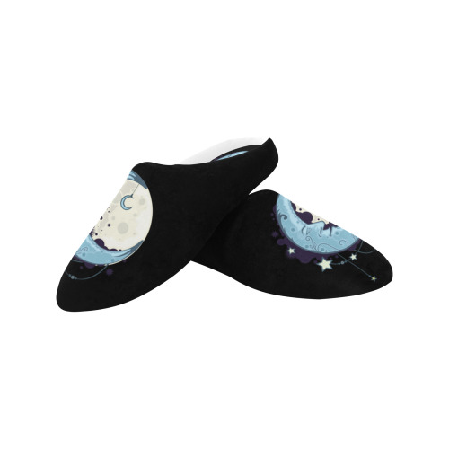 Blue Moon Women's Non-Slip Cotton Slippers (Model 0602)