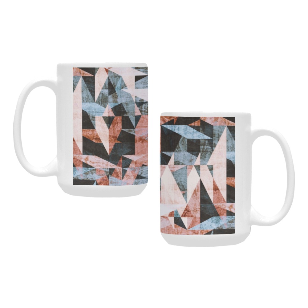 Geometric_shapes_textures_23 Custom Ceramic Mug (15OZ)