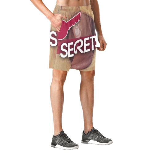 SECRETS SHORTS Men's All Over Print Elastic Beach Shorts (Model L20)
