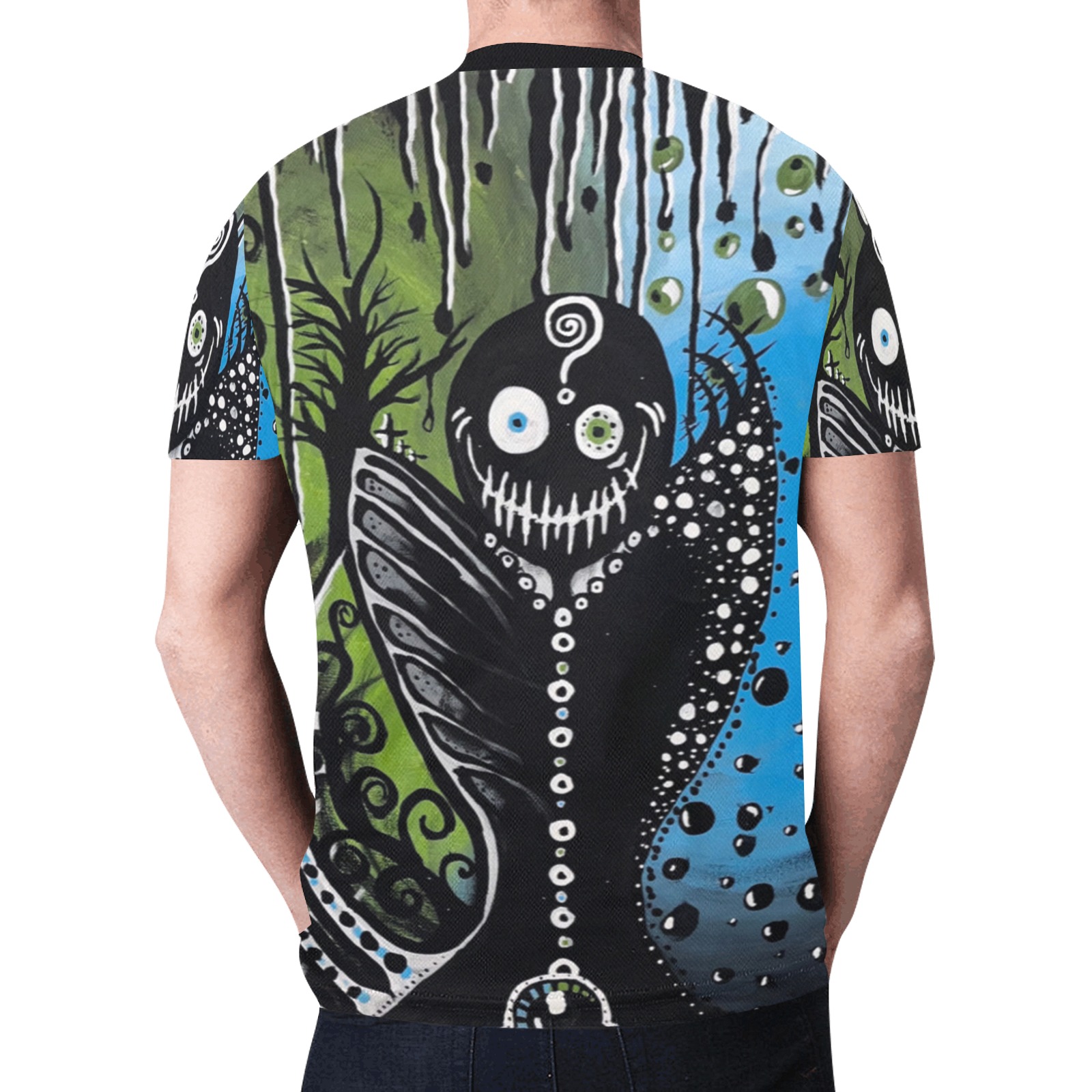 Me-Goth2 New All Over Print T-shirt for Men (Model T45)