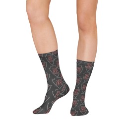 Sock it to me TC Black All Over Print Socks for Women