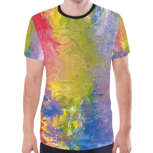Rainbows All Around You New All Over Print T-shirt for Men (Model T45)