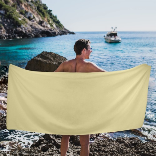 cream Beach Towel 31"x71"(NEW)
