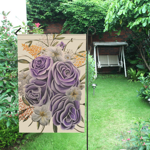 Purple Beauty Garden Flag 12‘’x18‘’(Twin Sides)
