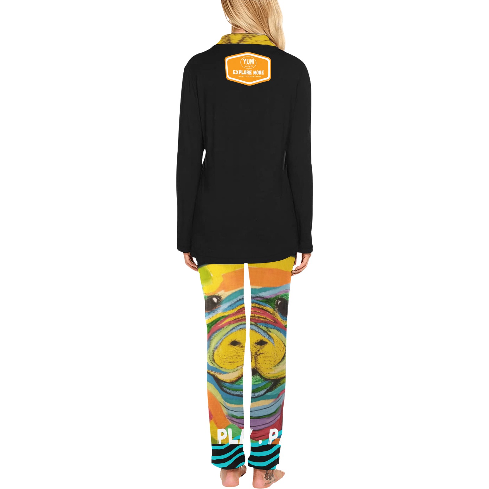 Magical Merlyn Woman's PJ's By YUMLife Women's Long Pajama Set