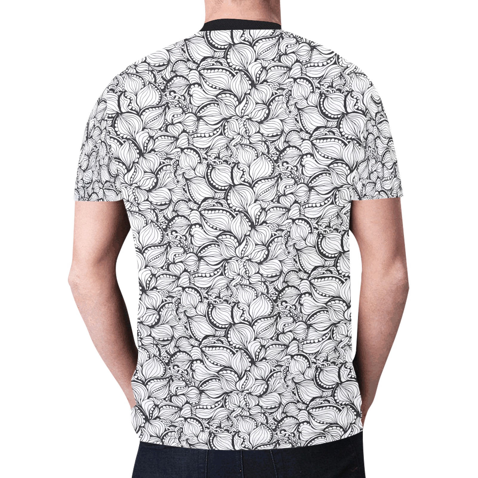 Pussy Willow Pods New All Over Print T-shirt for Men (Model T45)