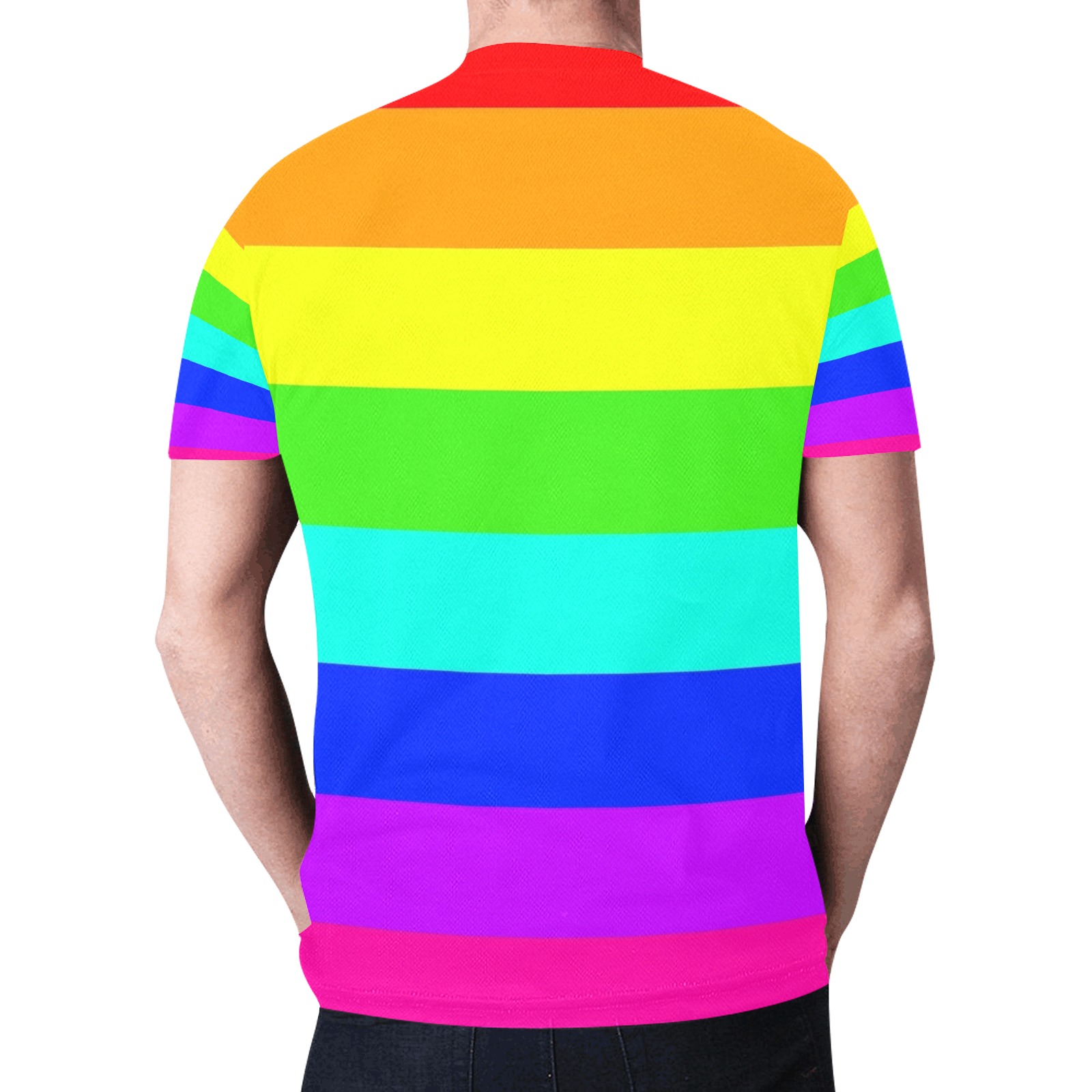 RR Rainbow One Project New All Over Print T-shirt for Men (Model T45)