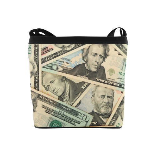 US PAPER CURRENCY Crossbody Bags (Model 1613)
