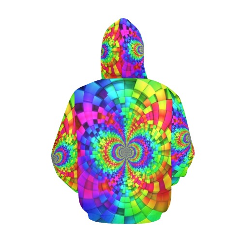 Mirror dance All Over Print Hoodie for Men (USA Size) (Model H13)