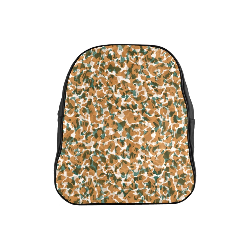 0040-Wild skin animal-58S School Backpack (Model 1601)(Small)