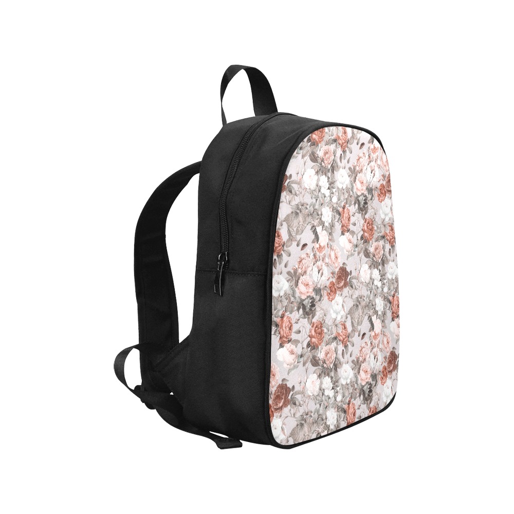 Blossom Fabric School Backpack (Model 1682) (Medium)