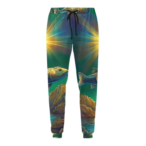 Celestial Swim Unisex Casual Sweatpants (Model L11)