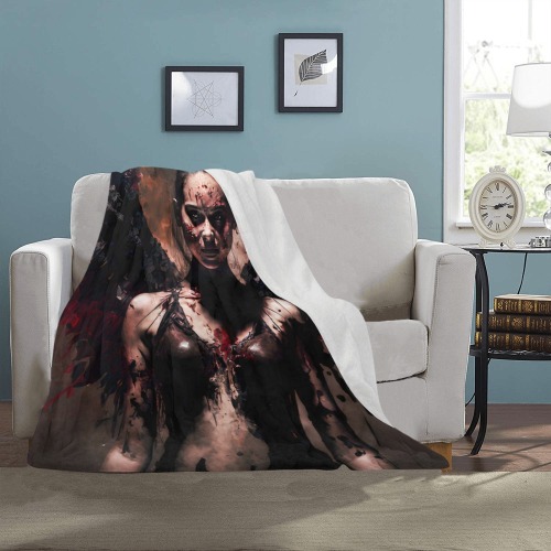 Angel of death Ultra-Soft Micro Fleece Blanket 40"x50"