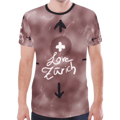 love-zh New All Over Print T-shirt for Men (Model T45)