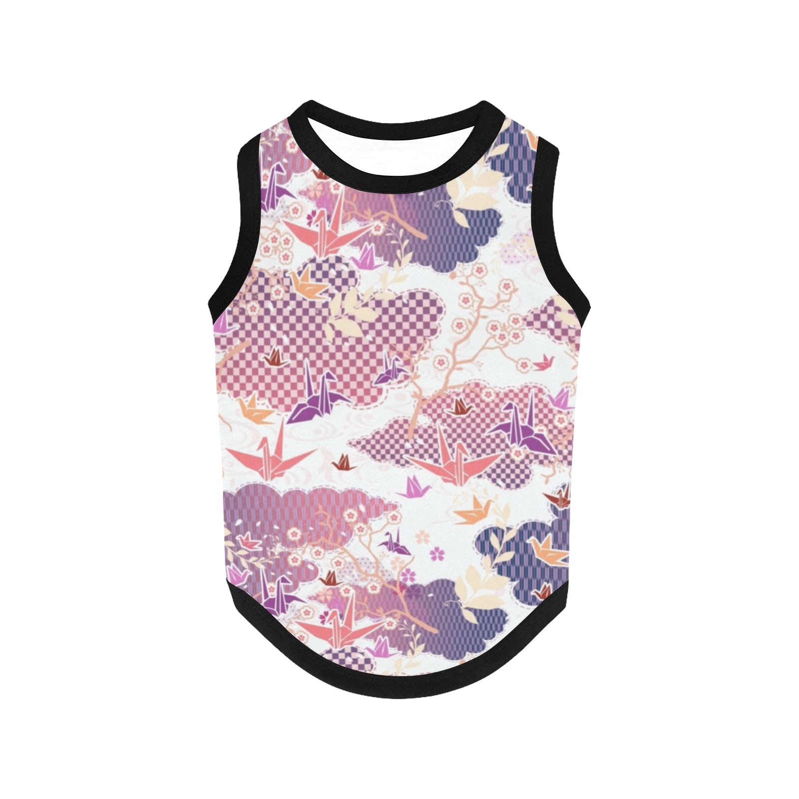 origami All Over Print Pet Tank Top