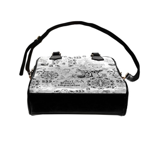 Inspirational tattoo pattern Shoulder Handbag (Model 1634)