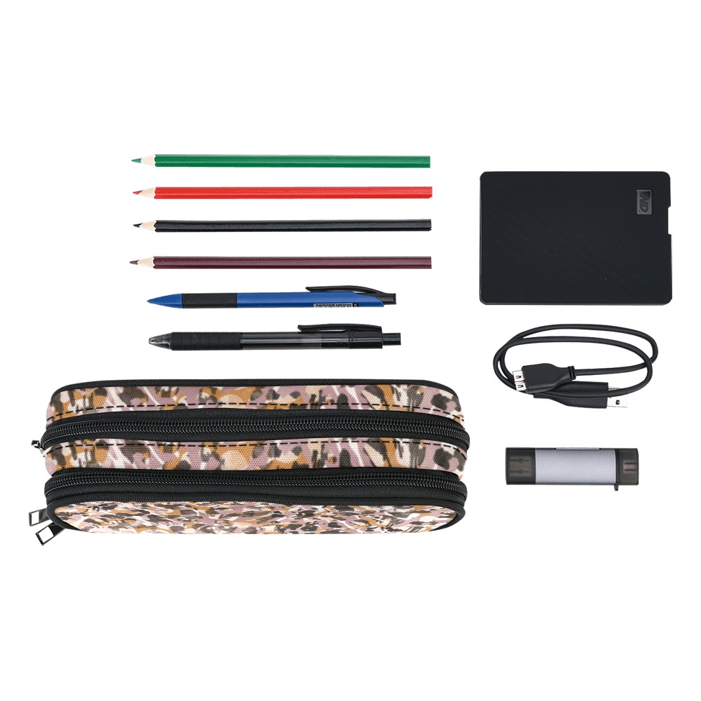 Camo wild skin 0081 Pencil Pouch/Large (Model 1680)