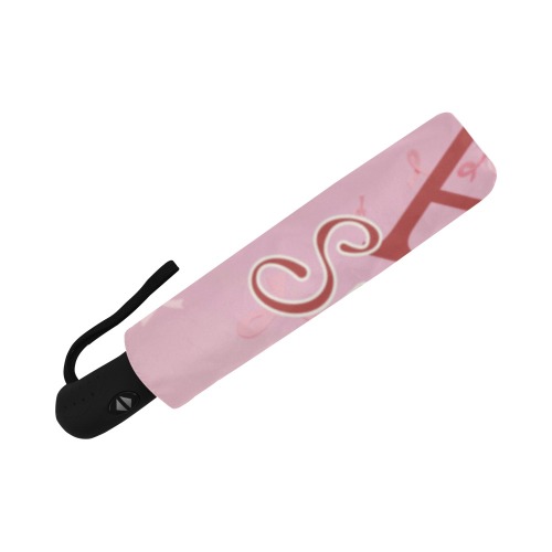 Breast Cancer Awareness Auto foldable Umbrella Auto-Foldable Umbrella (Model U04)