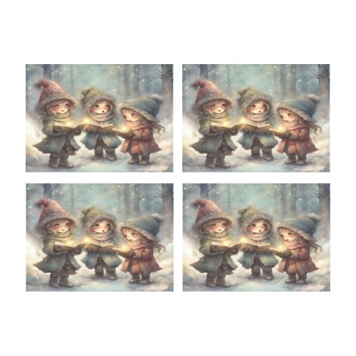 Christmas Carolers Placemat 14’’ x 19’’ (Set of 4)