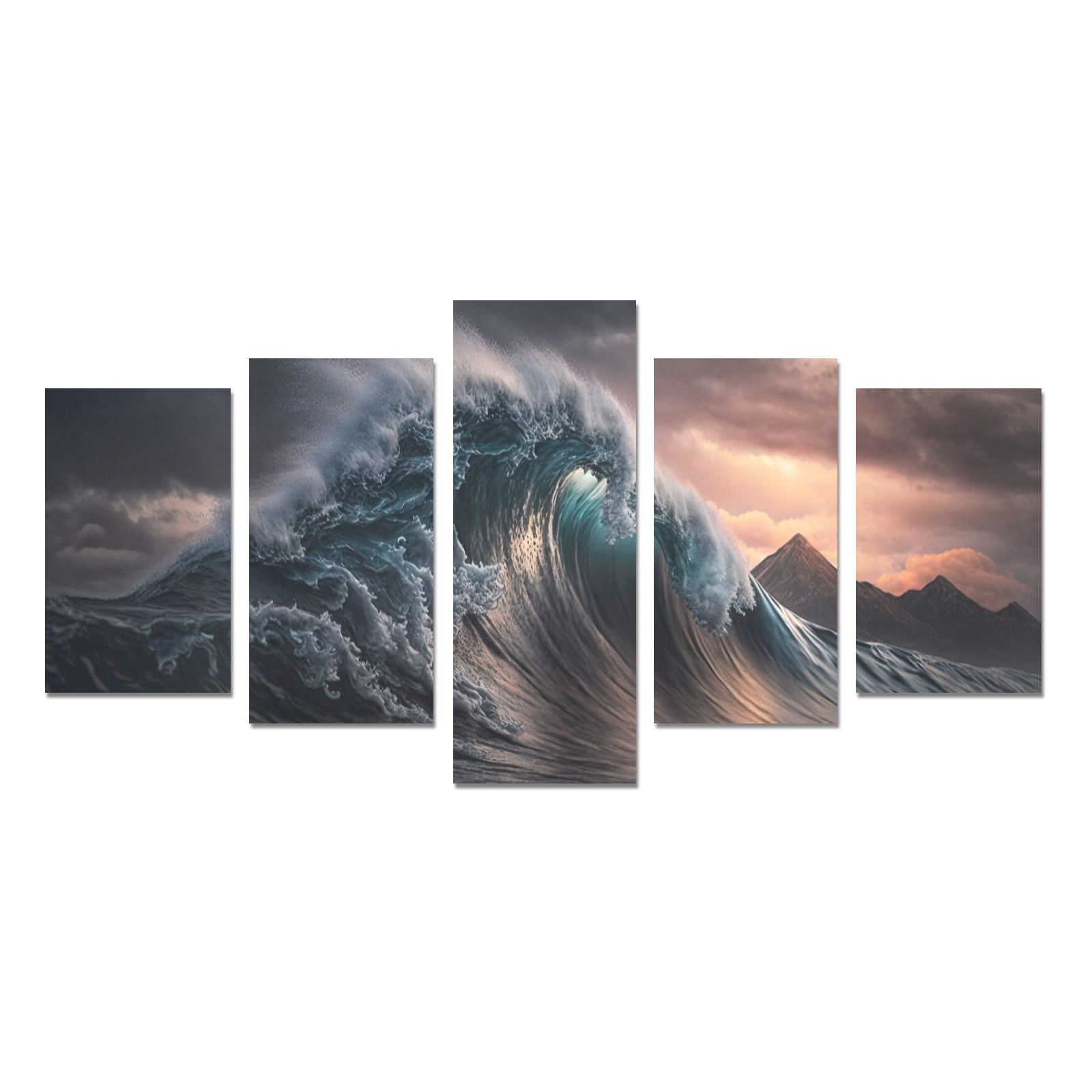 Wave 1 Canvas Print Sets C (No Frame)