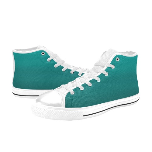green sp1 High Top Canvas Shoes for Kid (Model 017)