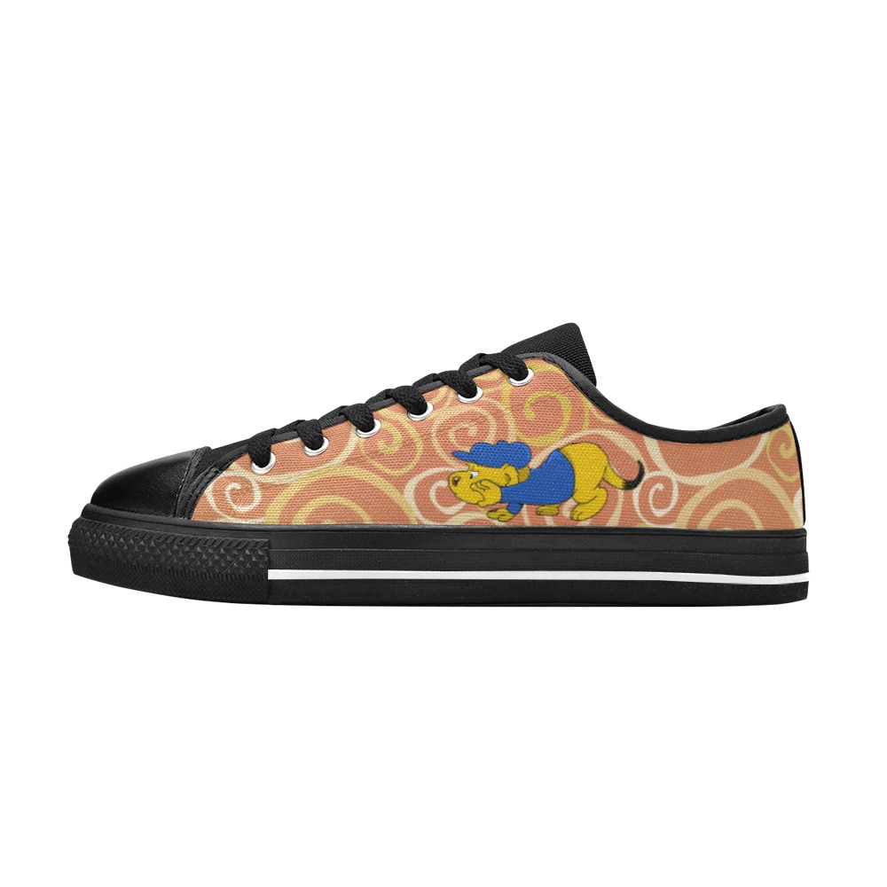 Ferald On The Prowl Low Top Canvas Shoes for Kid (Model 018)