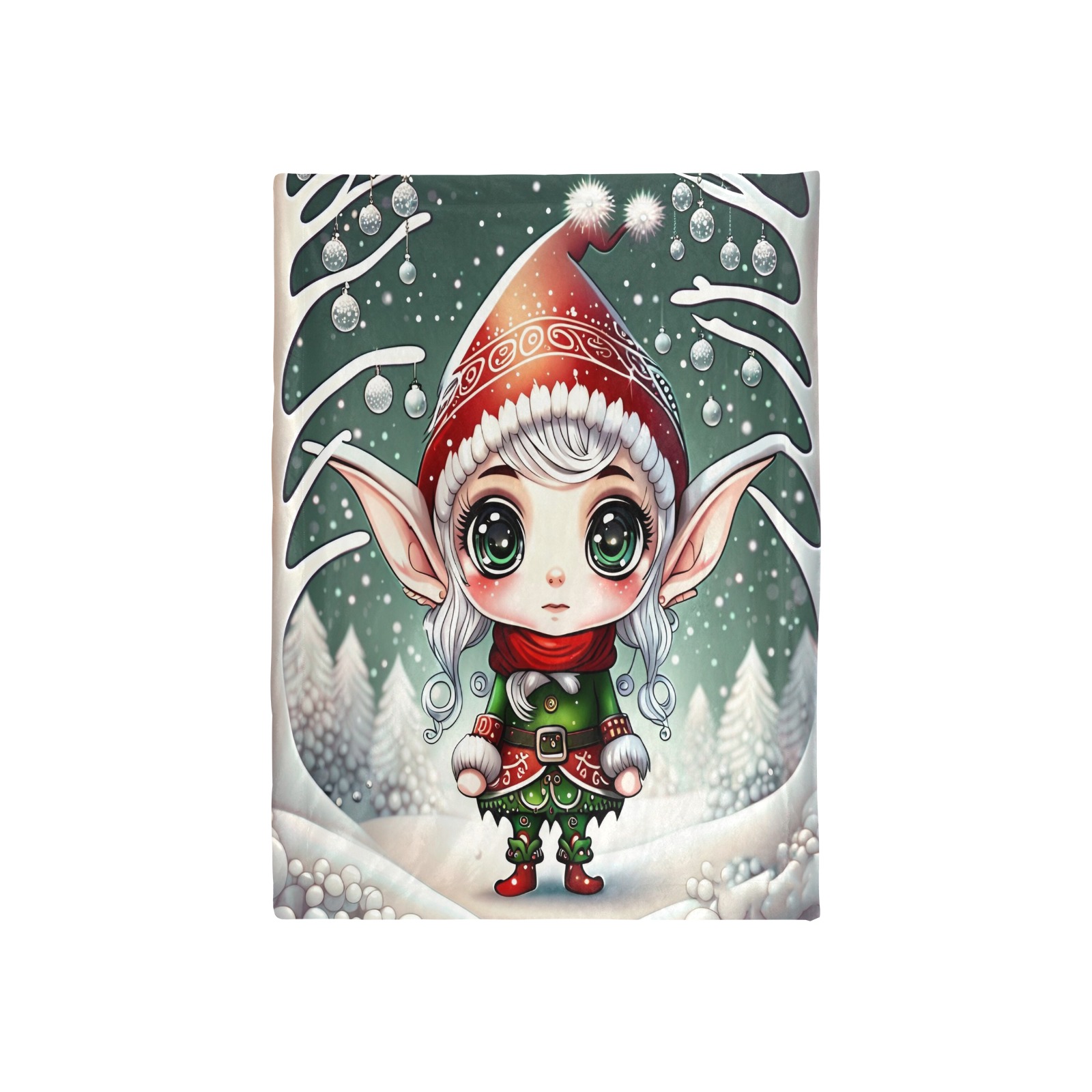Christmas Elf Baby Blanket 40"x50"
