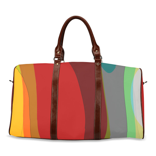 Colorful Abstract 118 Waterproof Travel Bag/Large (Model 1639)