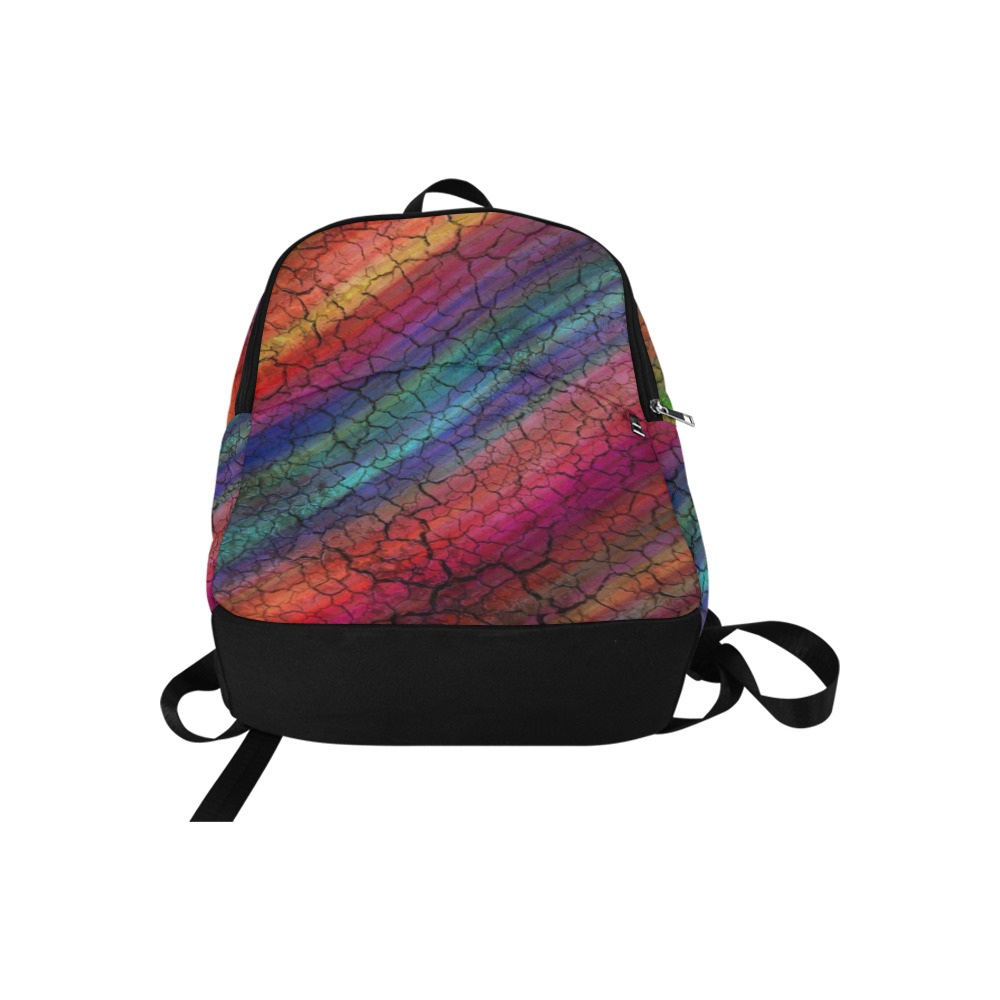 Abstract colorful Fabric Backpack for Adult (Model 1659)