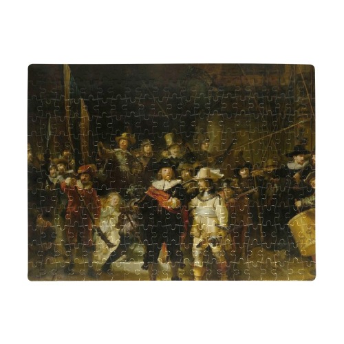 Rembrandt-The Night Watch A3 Size Jigsaw Puzzle (Set of 252 Pieces)