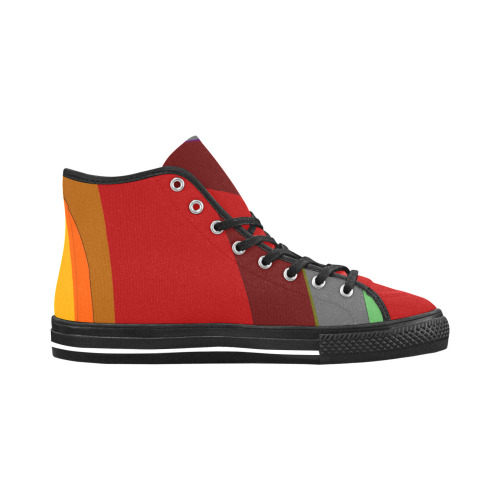 Colorful Abstract 118 Vancouver H Men's Canvas Shoes (1013-1)