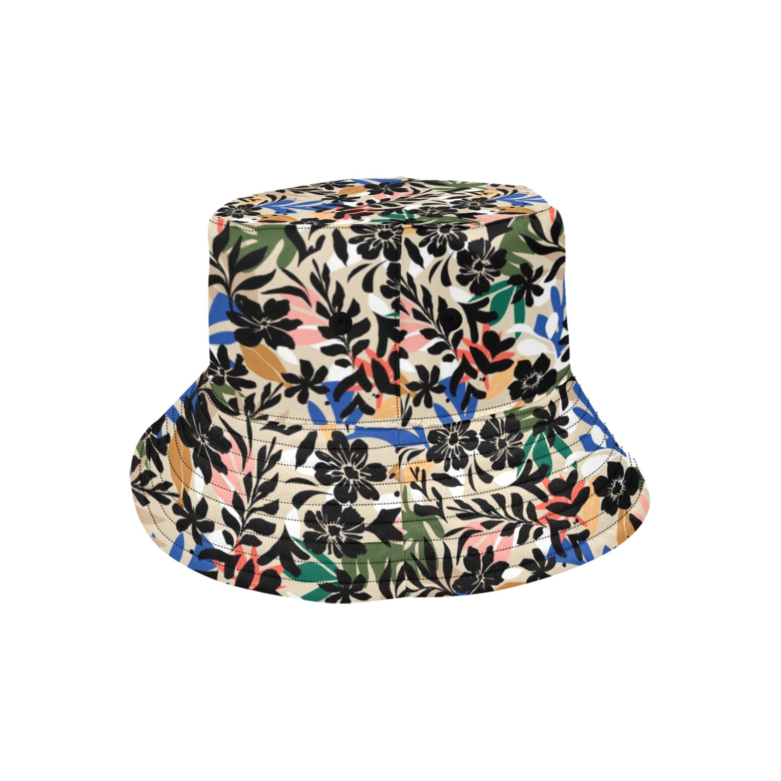 Tropical color ASF 03C Unisex Summer Bucket Hat