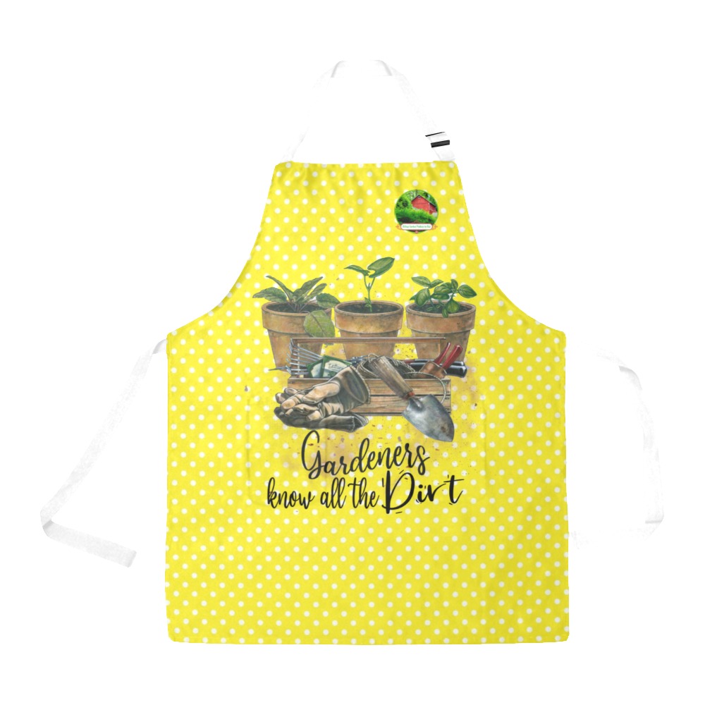 Hilltop Garden Produce by Kai Apron Collection- Gardeners know all the Dirt 53086P16 All Over Print Apron