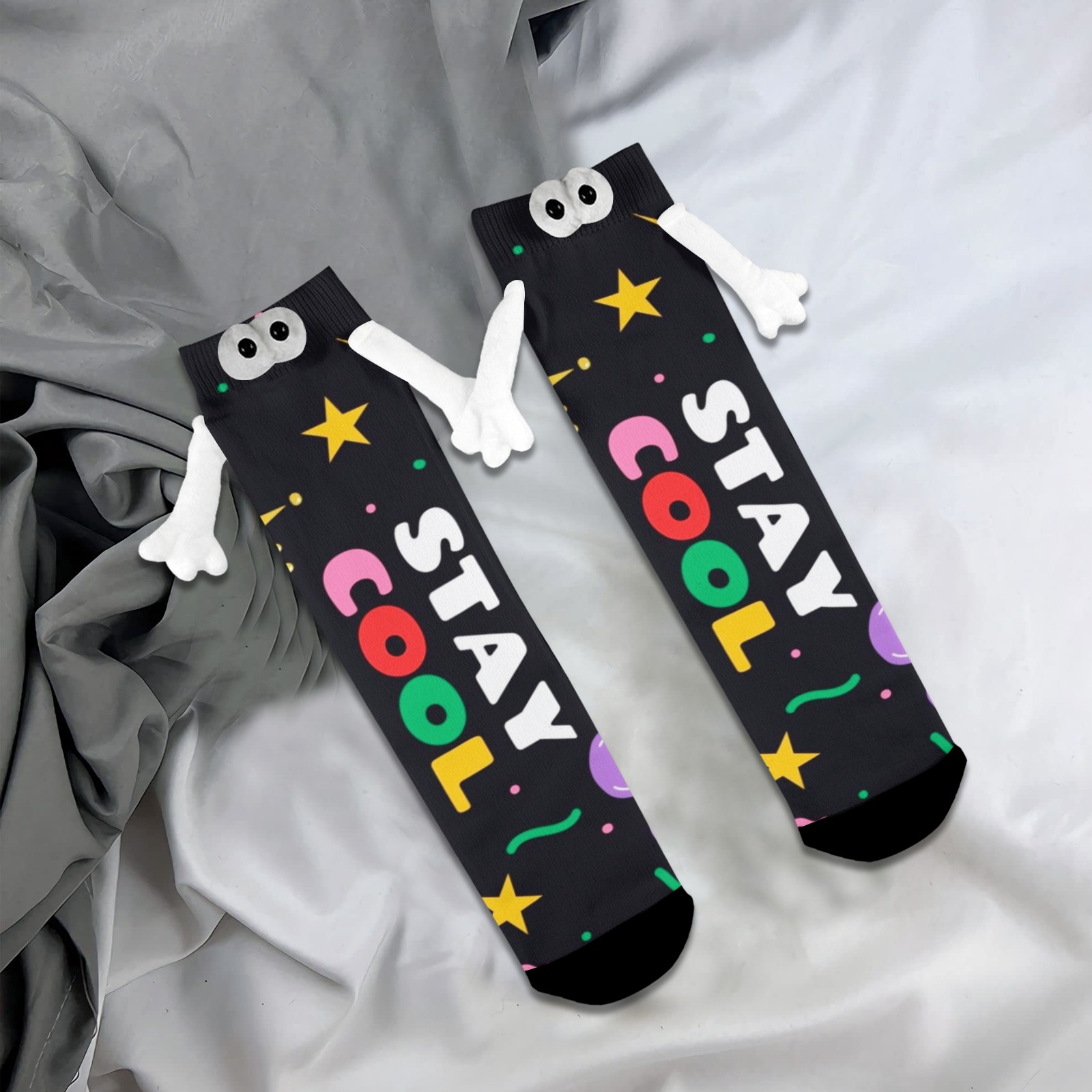 Stay Cool socks Holding Hands Socks for Women