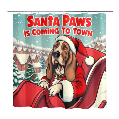 Santa Paws Basset Hound