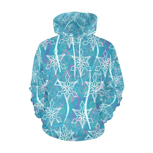 Mens Patterned Hoodie 2 All Over Print Hoodie for Men (USA Size) (Model H13)