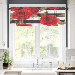 lilugvuv Window Curtain Valance 60"x18"