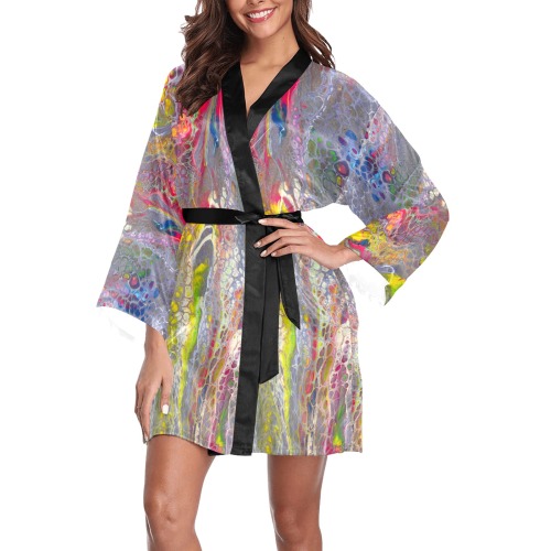 Circus Long Sleeve Kimono Robe