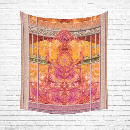 mantra Cotton Linen Wall Tapestry 51"x 60"