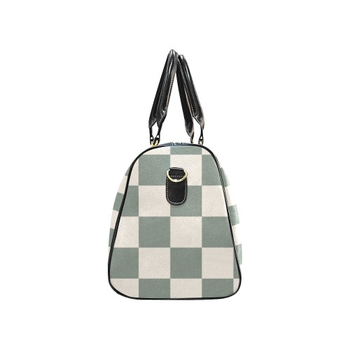 checker weekender New Waterproof Travel Bag/Small (Model 1639)