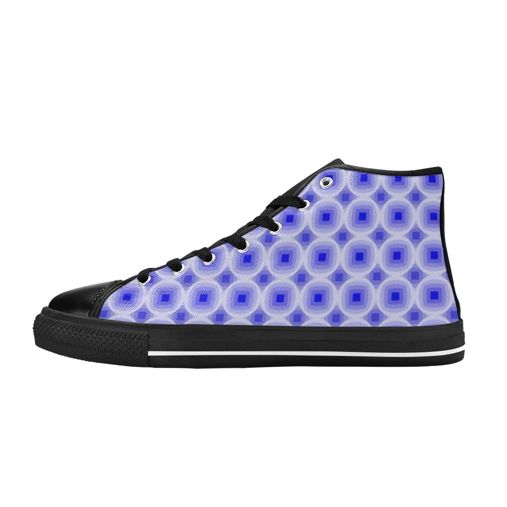 Color print (D5623663) Men’s Classic High Top Canvas Shoes (Model 017)