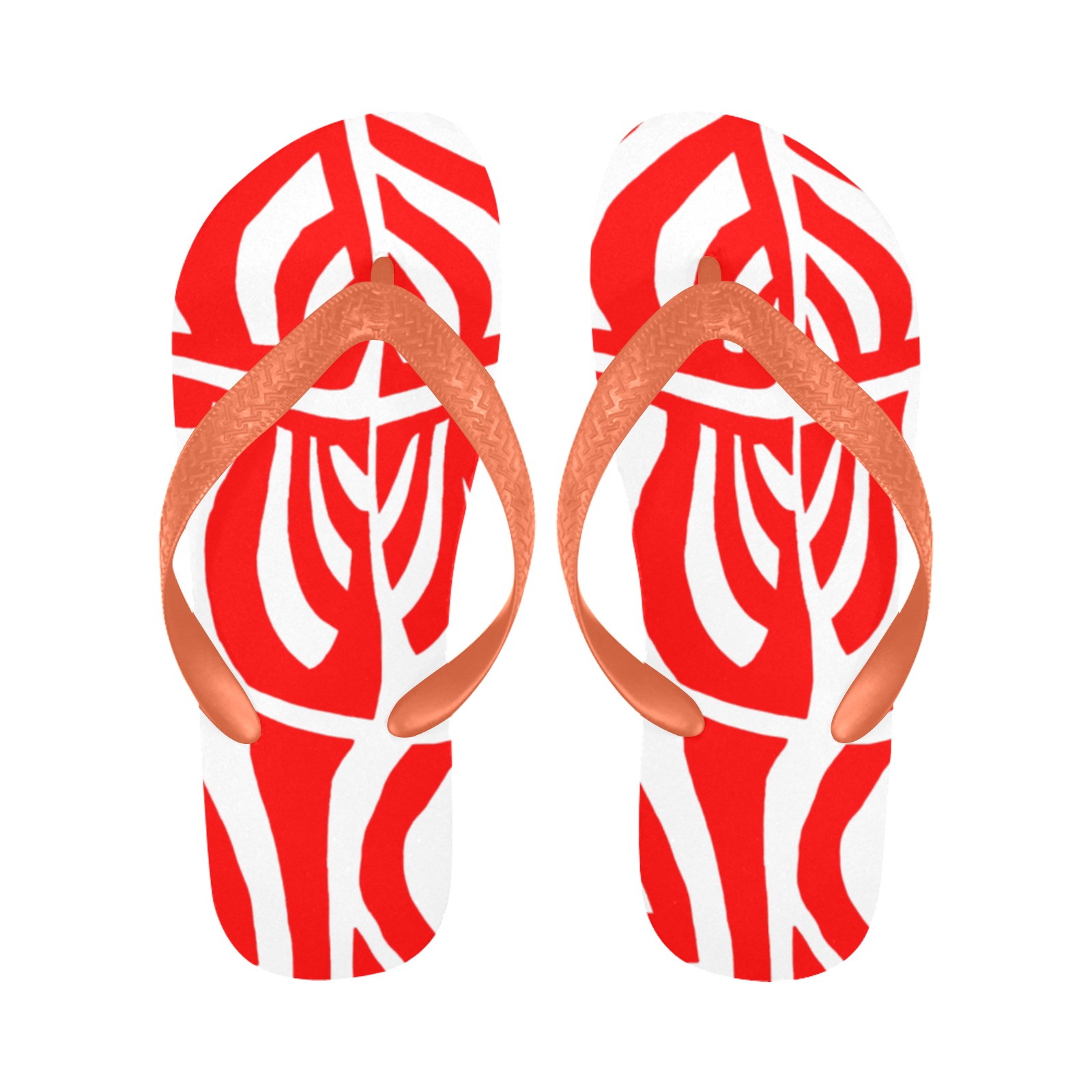 aaa red Flip Flops for Men/Women (Model 040)