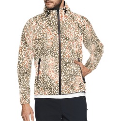 Camo leopard Animal print B Unisex All Over Print Windbreaker (Model H23)