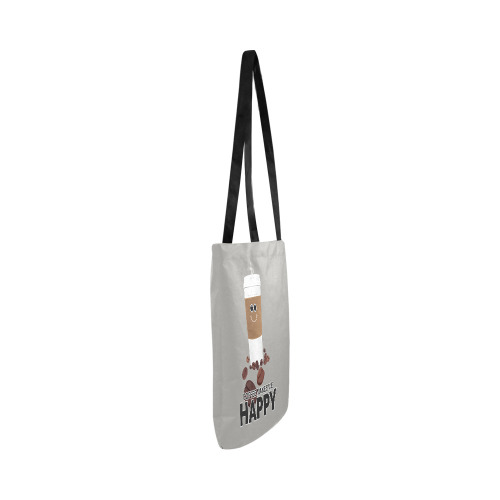 Coffee Makes Me Happy Reusable Shopping Bag Model 1660 (Two sides)