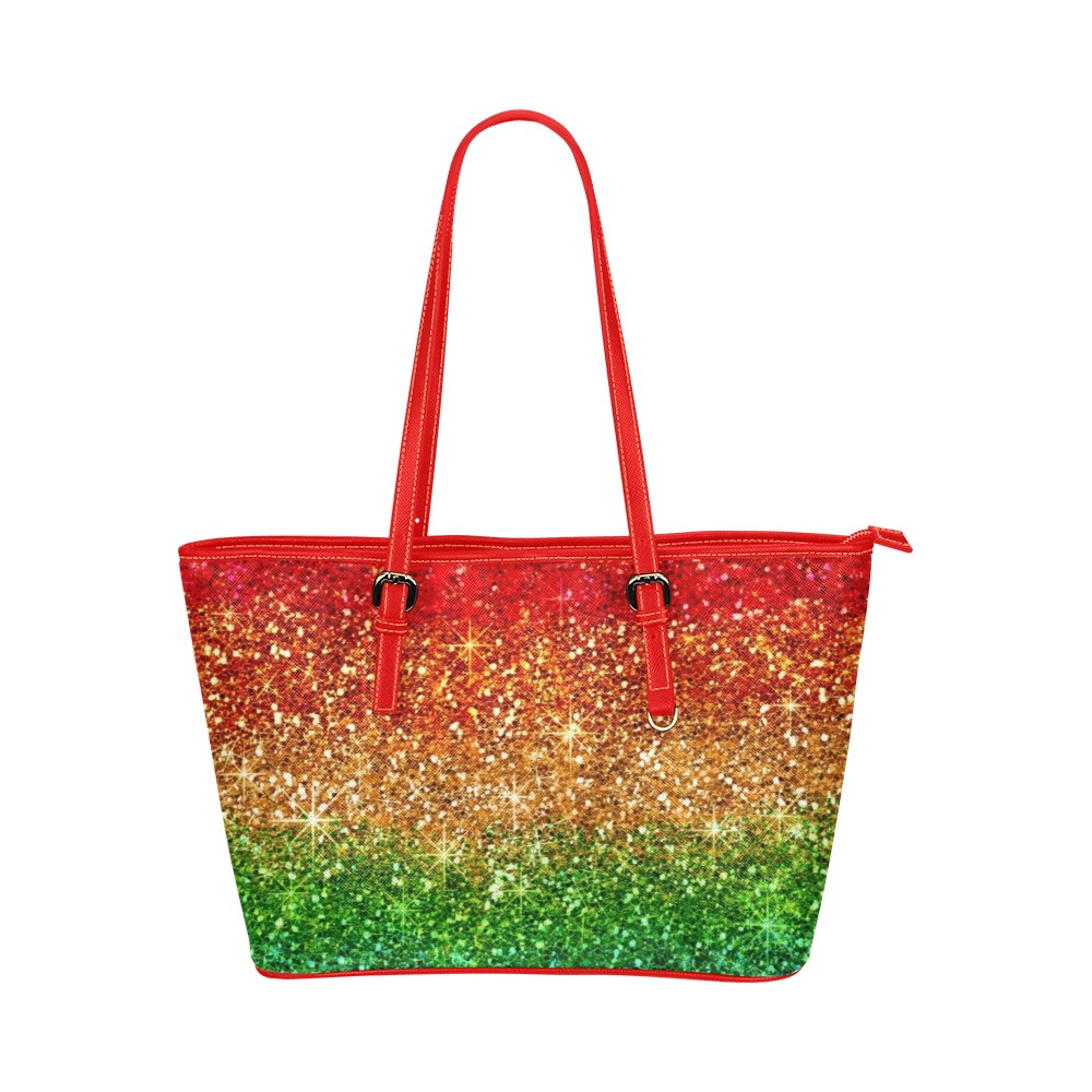 Fairlings Delight's Rainbow Collection- 53086H2 Leather Tote Bag/Large (Model 1651)