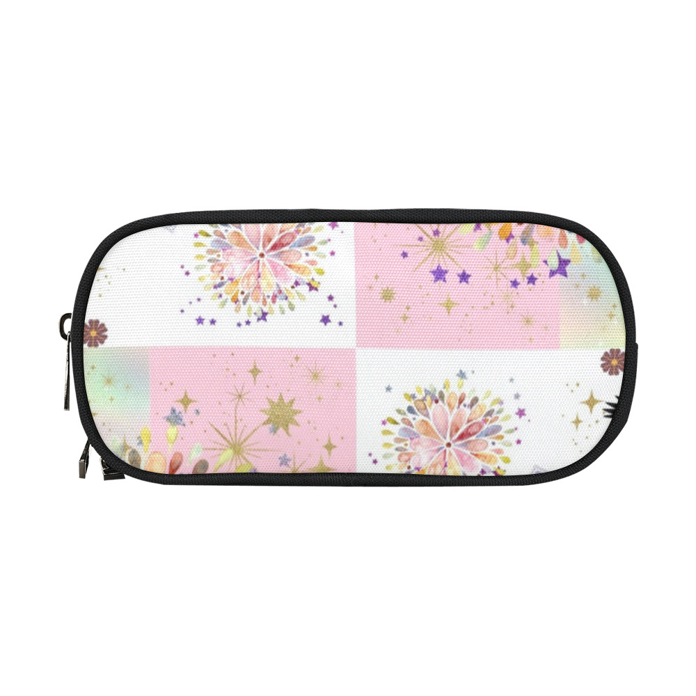 Secret Garden With Harlequin and Crow Patch Artwork Pencil Pouch/Large (Model 1680)