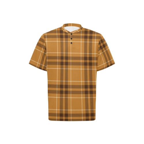 Fall  Plaid Men's Henley T-Shirt (Model T75)
