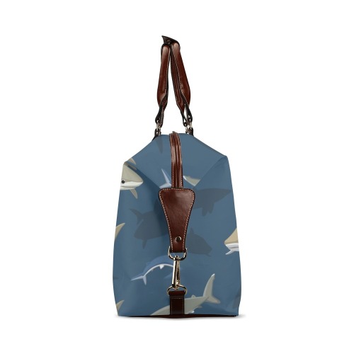 Shark Weekend Classic Travel Bag (Model 1643) Remake
