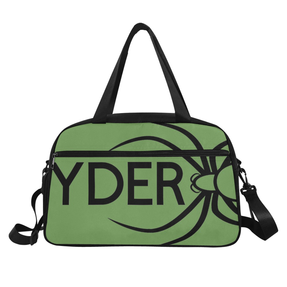 Olive Green Spyder Small Travel Bag Fitness Handbag (Model 1671)